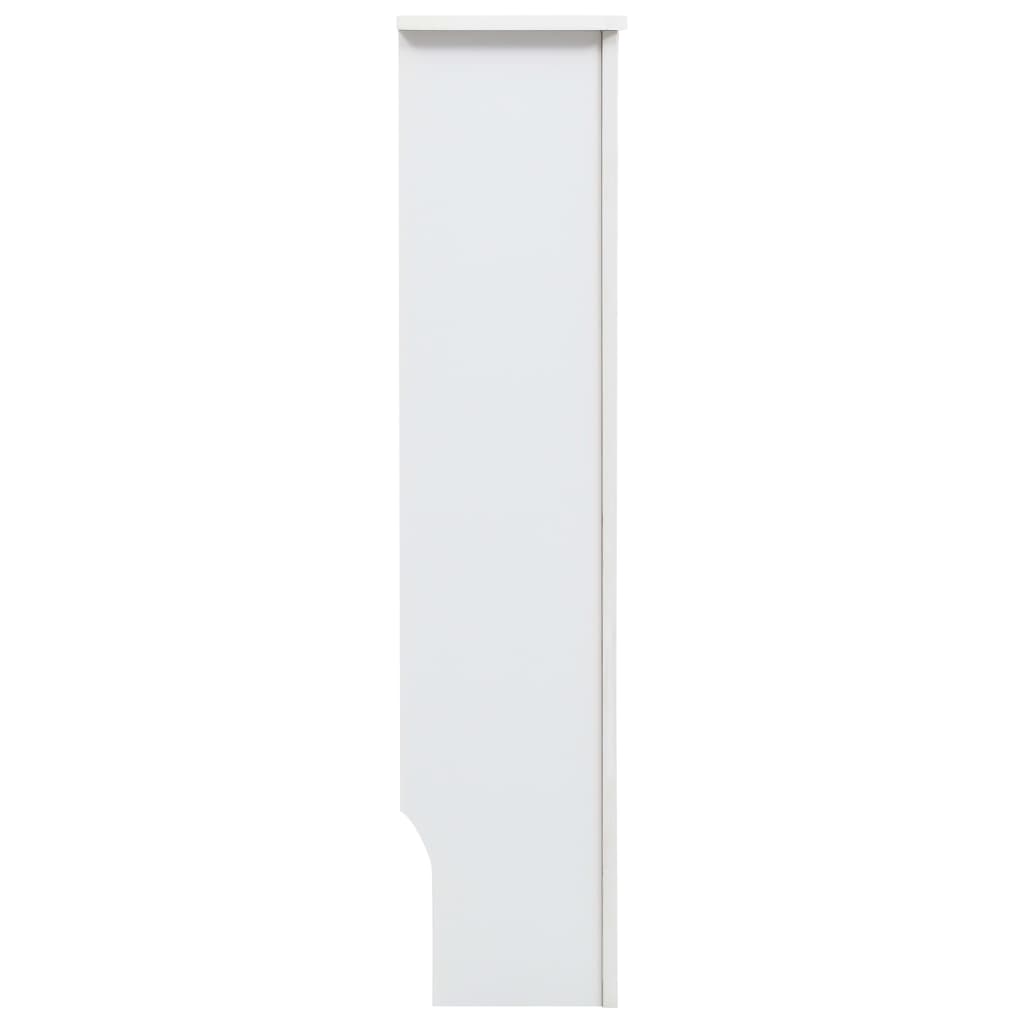 Radiator Cover White 112x19x81.5 cm MDF- Heating Radiator Accessories - HomeShopIreland - Home Shop Ireland - Heating Radiator Accessories - Radiator Cover White 112x19x81.5 cm MDF