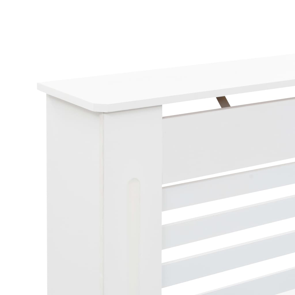 Radiator Cover White 112x19x81.5 cm MDF- Heating Radiator Accessories - HomeShopIreland - Home Shop Ireland - Heating Radiator Accessories - Radiator Cover White 112x19x81.5 cm MDF