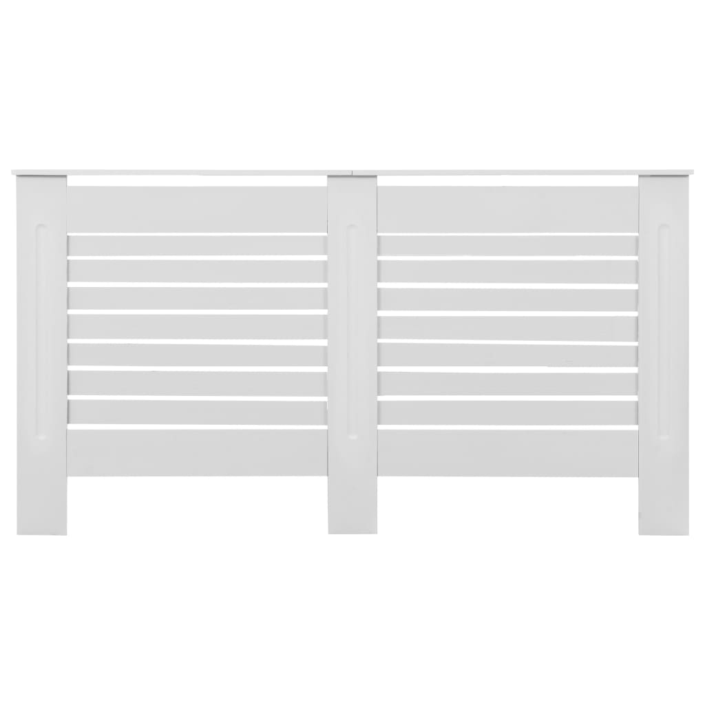 Radiator Cover White 152x19x81.5 cm MDF- Heating Radiator Accessories - HomeShopIreland - Home Shop Ireland - Heating Radiator Accessories - Radiator Cover White 152x19x81.5 cm MDF
