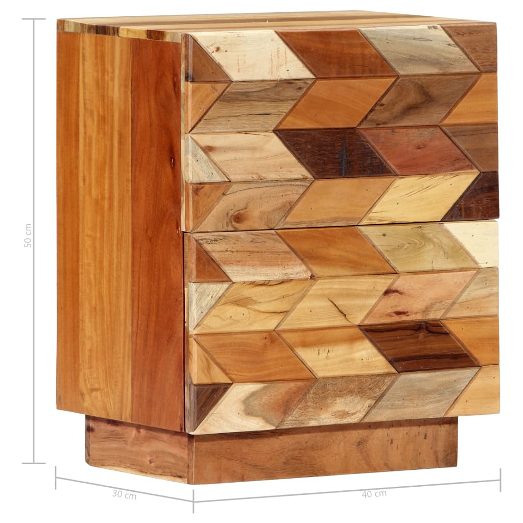 Bedside Cabinet 40x30x50 cm Solid Reclaimed Wood- Bedside Tables - HomeShopIreland - Home Shop Ireland - Bedside Tables - Bedside Cabinet 40x30x50 cm Solid Reclaimed Wood