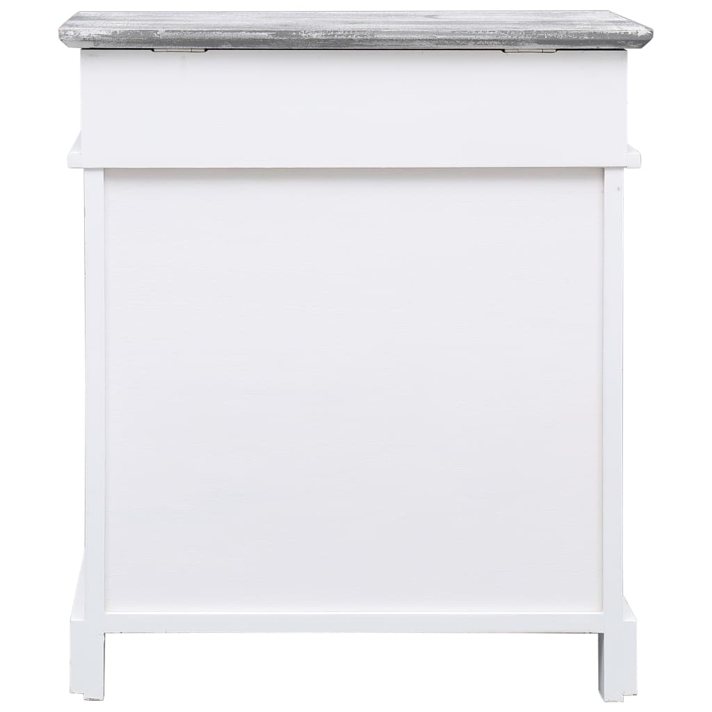 Shoe Cabinet Grey 50x28x58 cm Paulownia Wood- Shoe Racks & Organisers - HomeShopIreland - Home Shop Ireland - Shoe Racks & Organisers - Shoe Cabinet Grey 50x28x58 cm Paulownia Wood