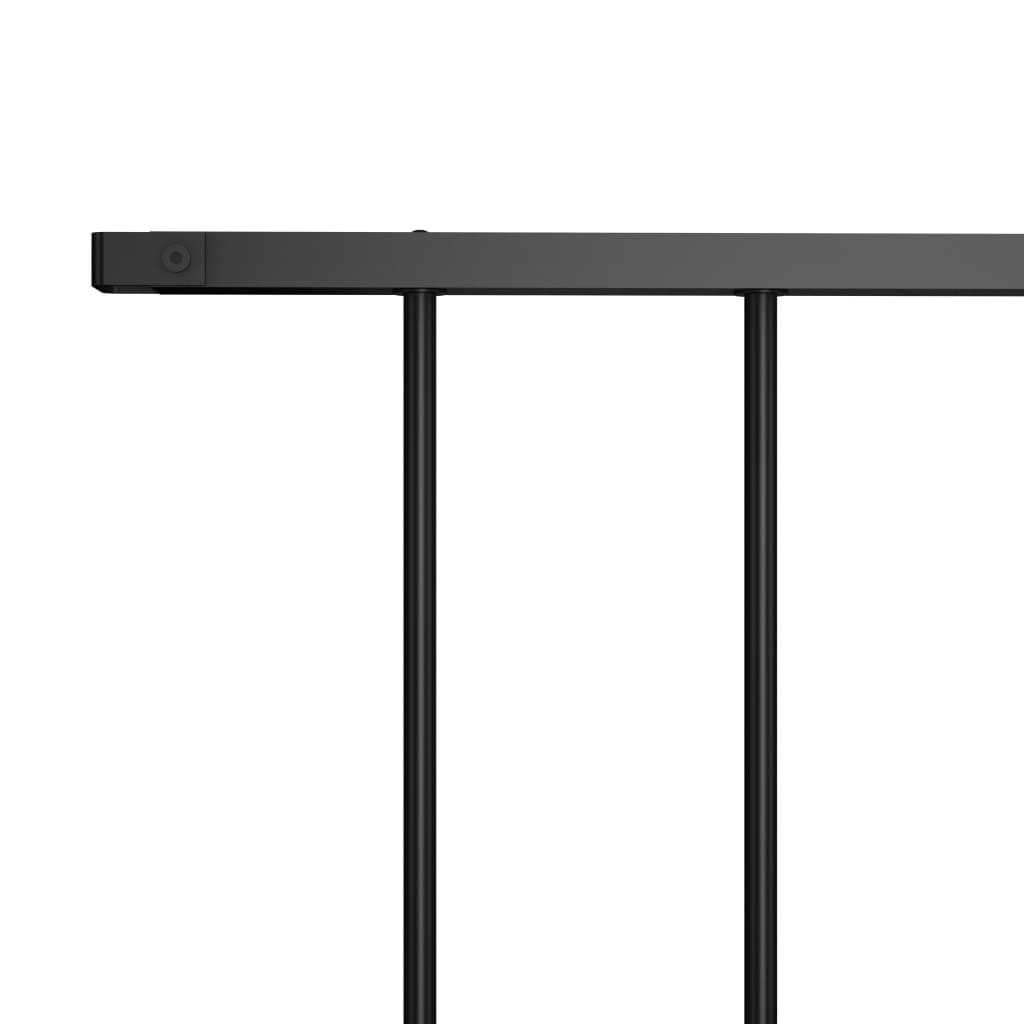 Fence Panel Powder-coated Steel 1.7x1.25 m Black- Fence Panels - HomeShopIreland - Home Shop Ireland - Fence Panels - Fence Panel Powder-coated Steel 1.7x1.25 m Black