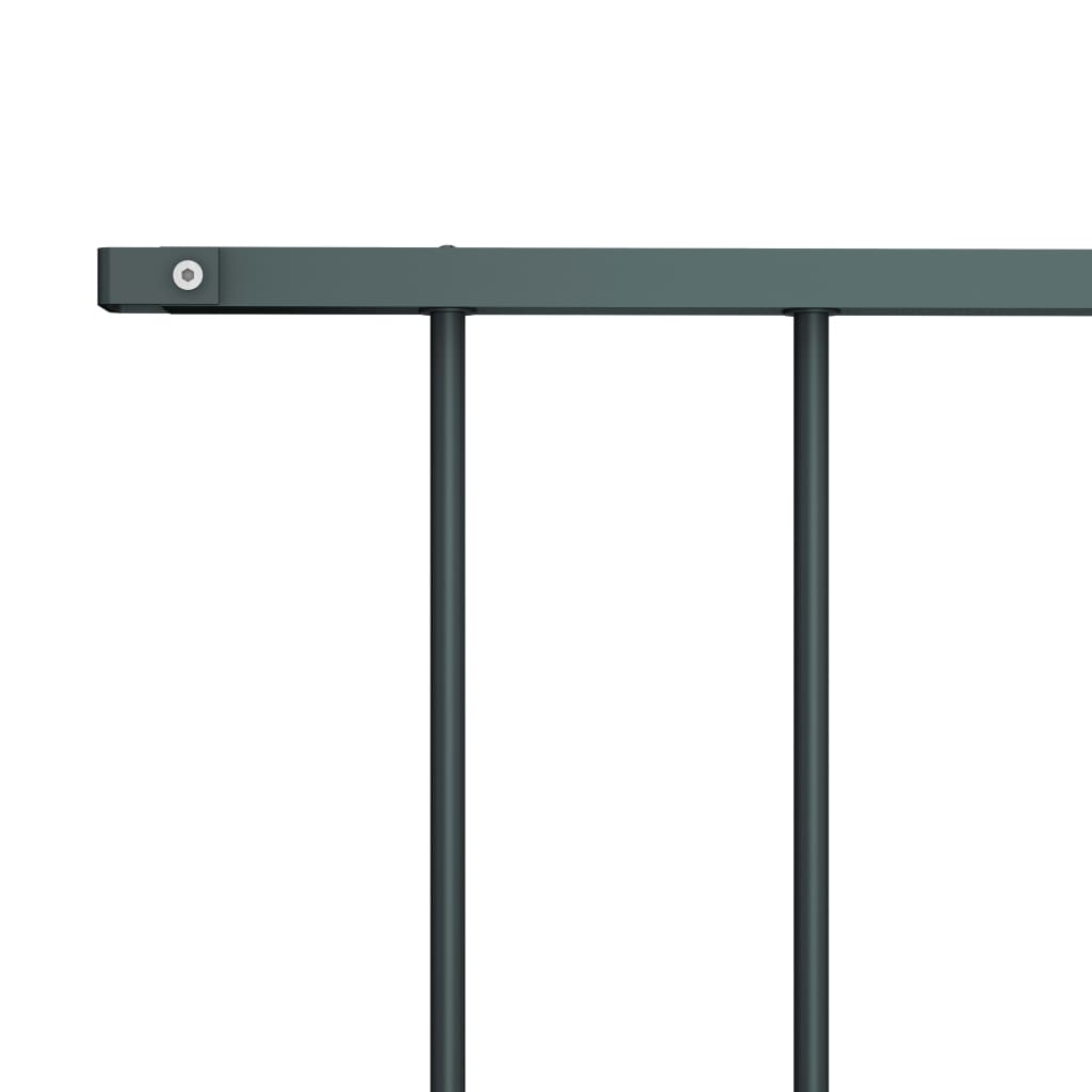 Fence Panel Powder-coated Steel 1.7x1.25 m Anthracite- Fence Panels - HomeShopIreland - Home Shop Ireland - Fence Panels - Fence Panel Powder-coated Steel 1.7x1.25 m Anthracite