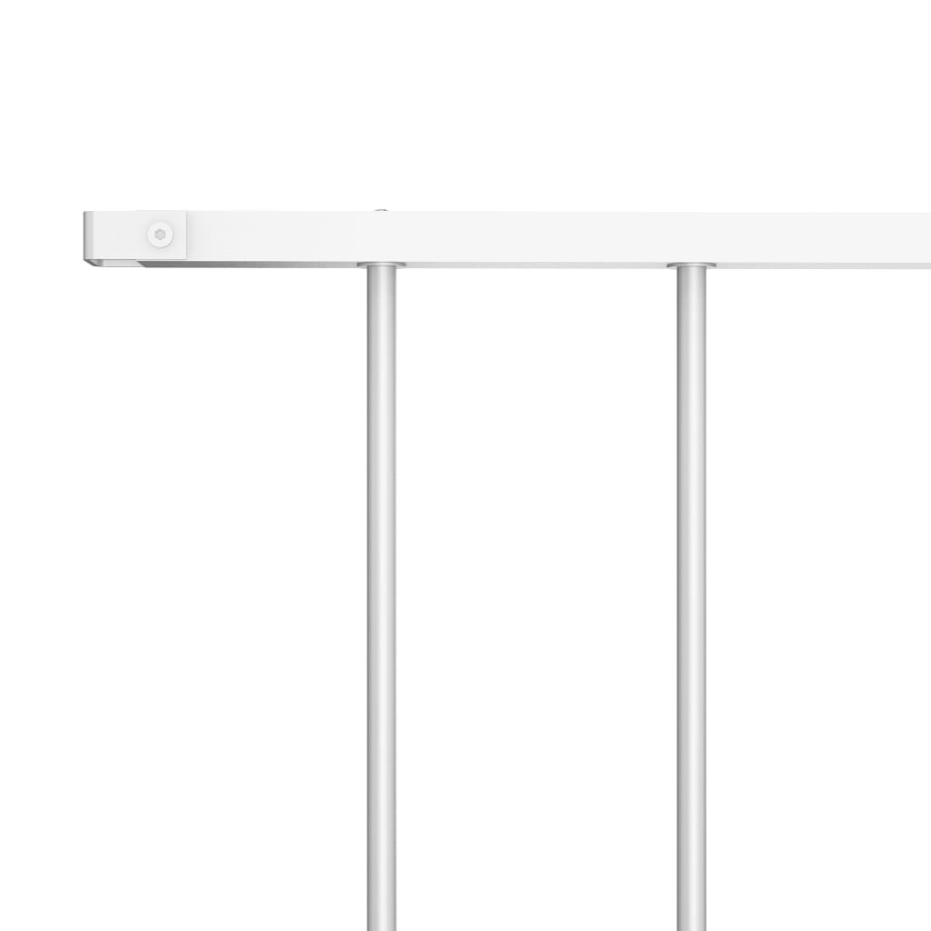 Fence Panel Powder-coated Steel 1.7x0.75 m White- Fence Panels - HomeShopIreland - Home Shop Ireland - Fence Panels - Fence Panel Powder-coated Steel 1.7x0.75 m White
