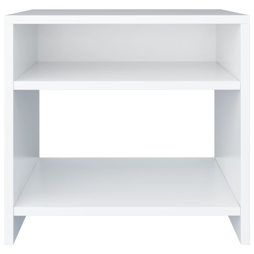 Bedside Cabinet White 40x30x40 cm Chipboard- End Tables - HomeShopIreland - Home Shop Ireland - End Tables - Bedside Cabinet White 40x30x40 cm Chipboard