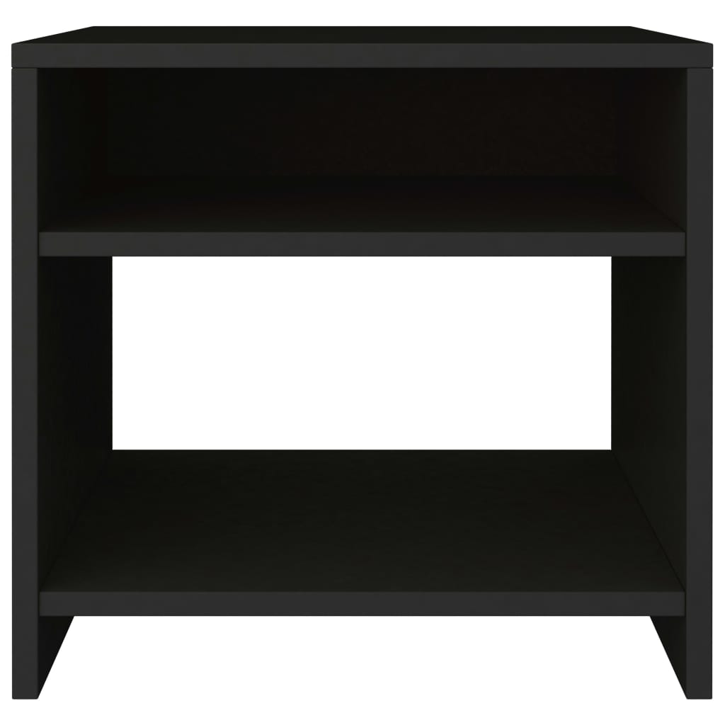 Bedside Cabinet Black 40x30x40 cm Chipboard- End Tables - HomeShopIreland - Home Shop Ireland - End Tables - Bedside Cabinet Black 40x30x40 cm Chipboard