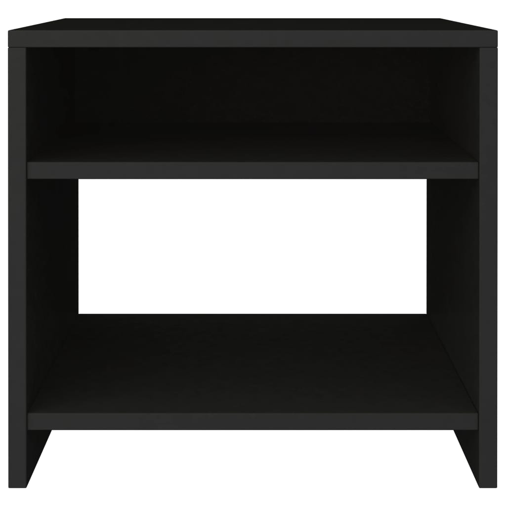 Bedside Cabinets 2 pcs Black 40x30x40 cm Chipboard- End Tables - HomeShopIreland - Home Shop Ireland - End Tables - Bedside Cabinets 2 pcs Black 40x30x40 cm Chipboard
