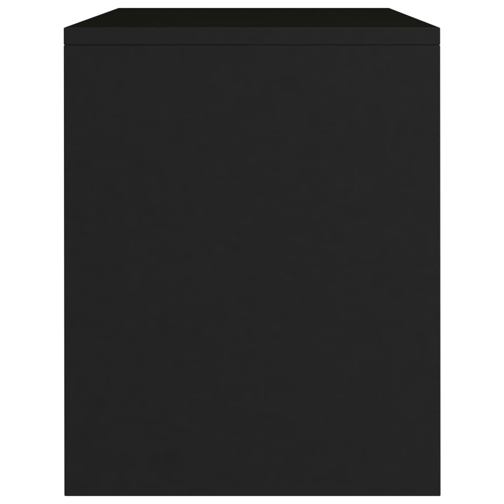 Bedside Cabinets 2 pcs Black 40x30x40 cm Chipboard- End Tables - HomeShopIreland - Home Shop Ireland - End Tables - Bedside Cabinets 2 pcs Black 40x30x40 cm Chipboard