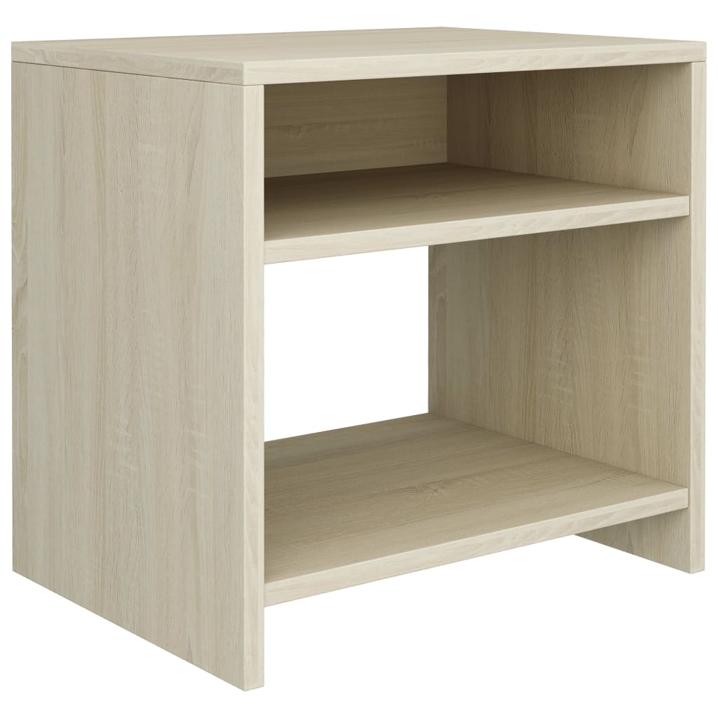 Bedside Cabinet Sonoma Oak 40x30x40 cm Chipboard- End Tables - HomeShopIreland - Home Shop Ireland - End Tables - Bedside Cabinet Sonoma Oak 40x30x40 cm Chipboard