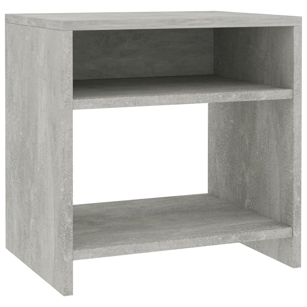 Bedside Cabinet Concrete Grey 40x30x40 cm Chipboard- End Tables - HomeShopIreland - Home Shop Ireland - End Tables - Bedside Cabinet Concrete Grey 40x30x40 cm Chipboard