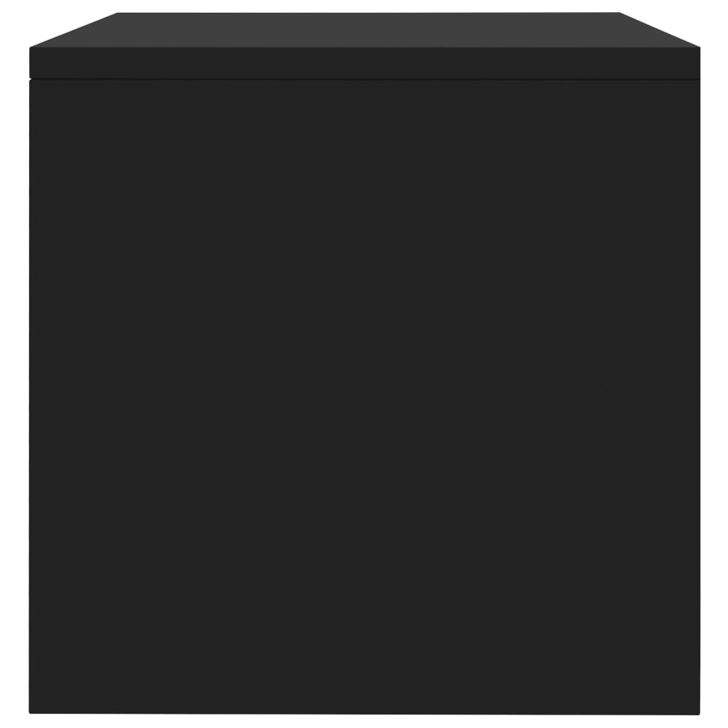 Bedside Cabinets 2 pcs Black 40x30x30 cm Chipboard- End Tables - HomeShopIreland - Home Shop Ireland - End Tables - Bedside Cabinets 2 pcs Black 40x30x30 cm Chipboard