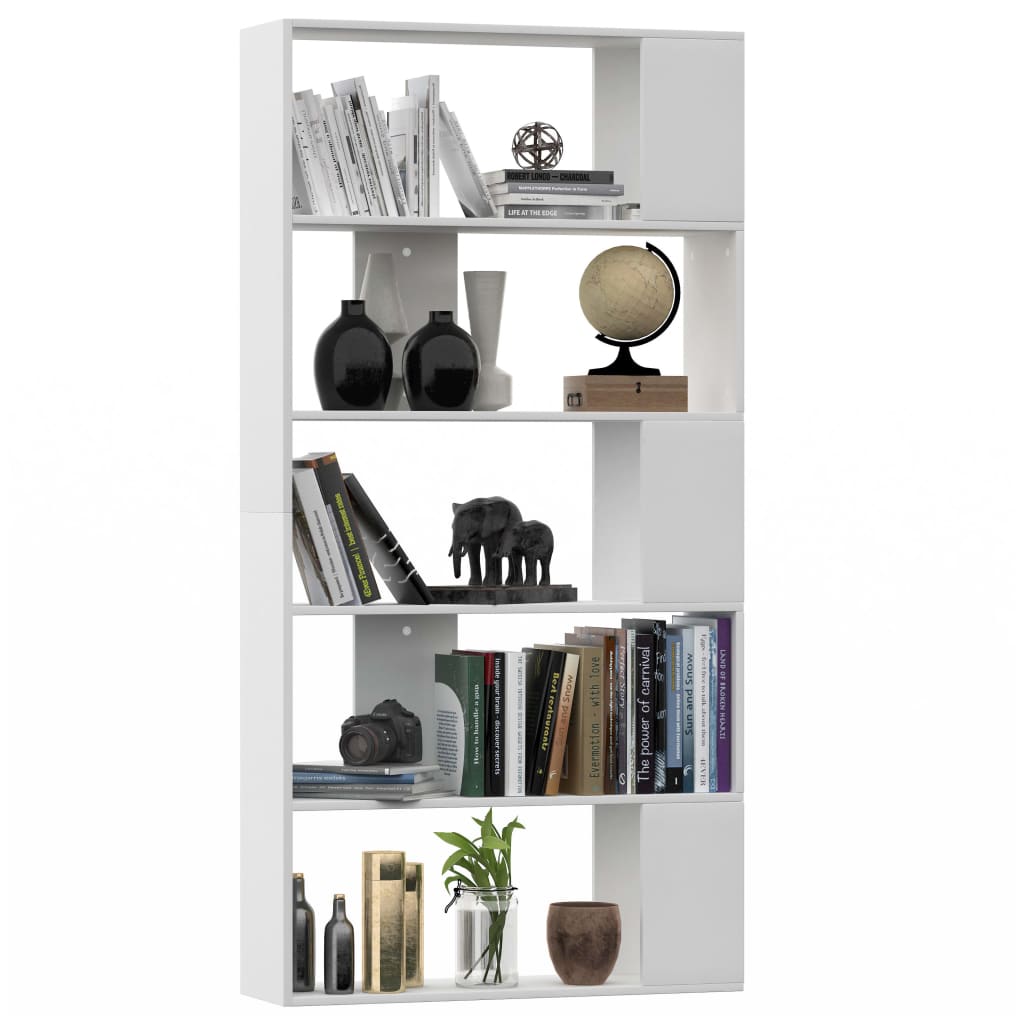 Book Cabinet/Room Divider White 80x24x159 cm Chipboard- Bookcases & Standing Shelves - HomeShopIreland - Home Shop Ireland - Bookcases & Standing Shelves - Book Cabinet/Room Divider White 80x24x159 cm Chipboard