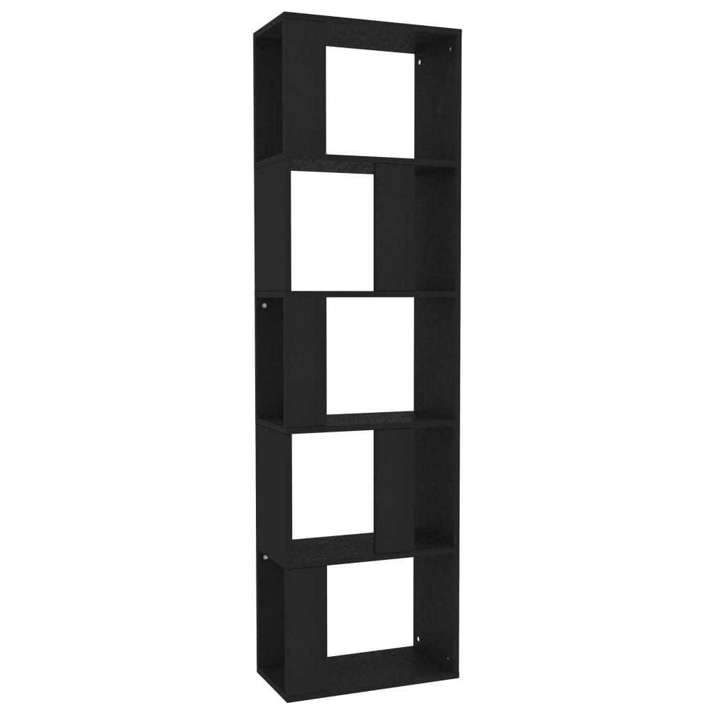 Book Cabinet/Room Divider Black 45x24x159 cm Chipboard- Bookcases & Standing Shelves - HomeShopIreland - Home Shop Ireland - Bookcases & Standing Shelves - Book Cabinet/Room Divider Black 45x24x159 cm Chipboard