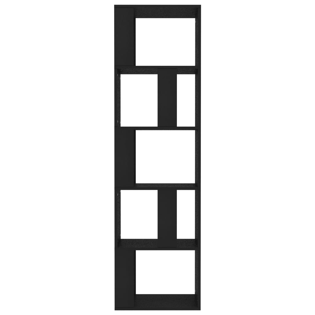 Book Cabinet/Room Divider Black 45x24x159 cm Chipboard- Bookcases & Standing Shelves - HomeShopIreland - Home Shop Ireland - Bookcases & Standing Shelves - Book Cabinet/Room Divider Black 45x24x159 cm Chipboard