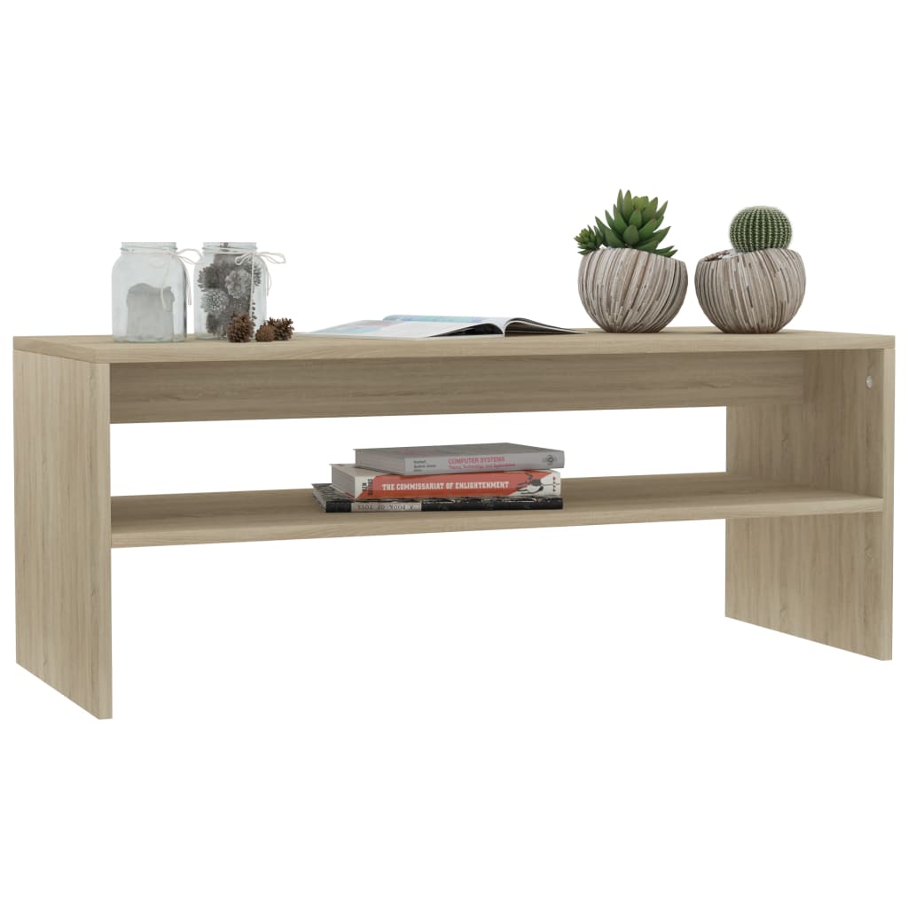 Coffee Table Sonoma Oak 100x40x40 cm Chipboard- Coffee Tables - HomeShopIreland - Home Shop Ireland - Coffee Tables - Coffee Table Sonoma Oak 100x40x40 cm Chipboard