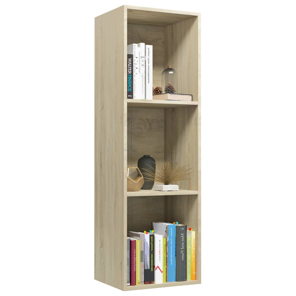 Book Cabinet/TV Cabinet Sonoma Oak 36x30x114 cm Chipboard- Bookcases & Standing Shelves - HomeShopIreland - Home Shop Ireland - Bookcases & Standing Shelves - Book Cabinet/TV Cabinet Sonoma Oak 36x30x114 cm Chipboard