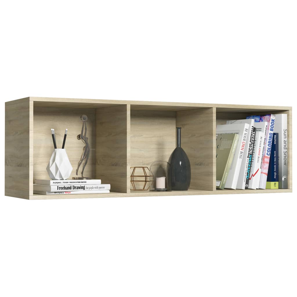 Book Cabinet/TV Cabinet Sonoma Oak 36x30x114 cm Chipboard- Bookcases & Standing Shelves - HomeShopIreland - Home Shop Ireland - Bookcases & Standing Shelves - Book Cabinet/TV Cabinet Sonoma Oak 36x30x114 cm Chipboard
