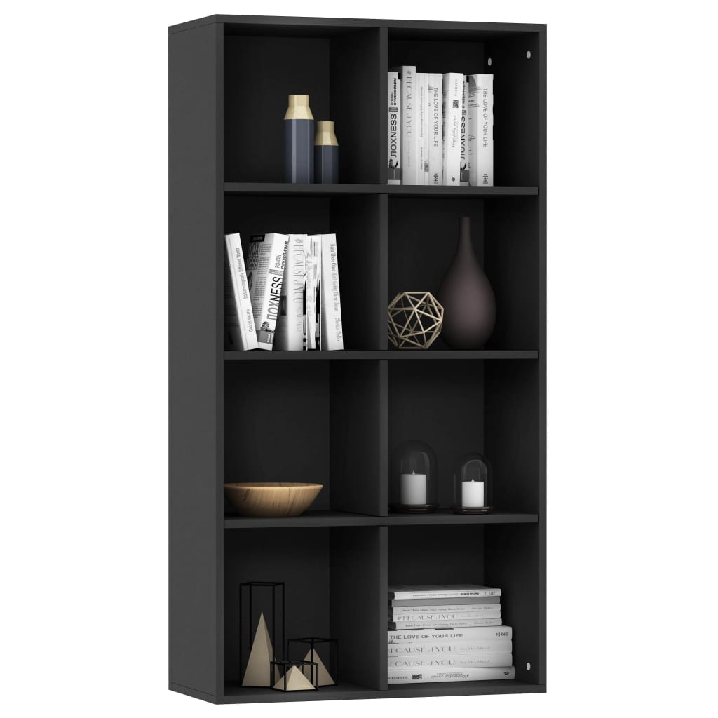 Book Cabinet/Sideboard Black 66x30x130 cm Chipboard- Bookcases & Standing Shelves - HomeShopIreland - Home Shop Ireland - Bookcases & Standing Shelves - Book Cabinet/Sideboard Black 66x30x130 cm Chipboard