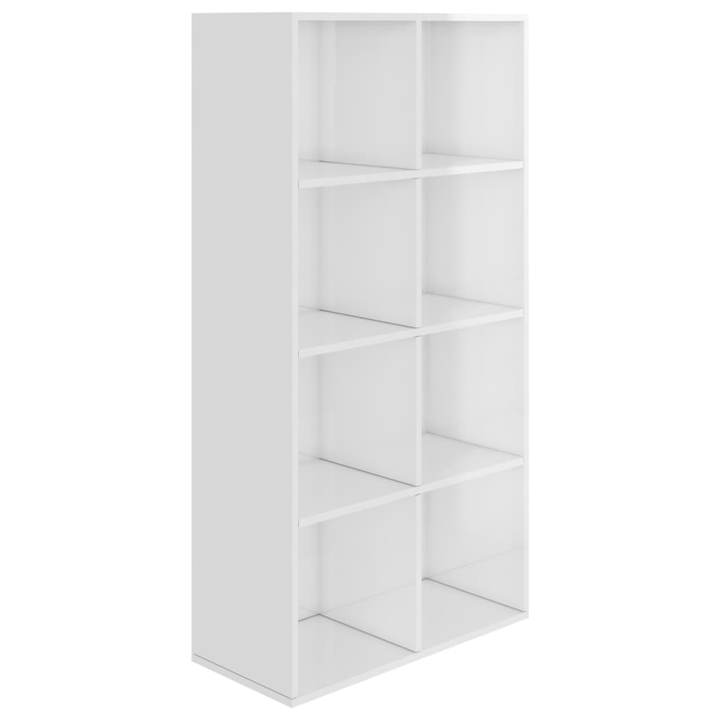 Book Cabinet/Sideboard High Gloss White 66x30x130 cm Chipboard- Bookcases & Standing Shelves - HomeShopIreland - Home Shop Ireland - Bookcases & Standing Shelves - Book Cabinet/Sideboard High Gloss White 66x30x130 cm Chipboard