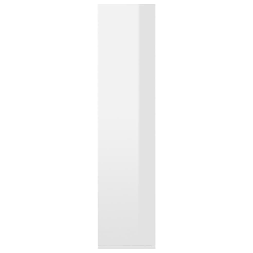 Book Cabinet/Sideboard High Gloss White 66x30x130 cm Chipboard- Bookcases & Standing Shelves - HomeShopIreland - Home Shop Ireland - Bookcases & Standing Shelves - Book Cabinet/Sideboard High Gloss White 66x30x130 cm Chipboard