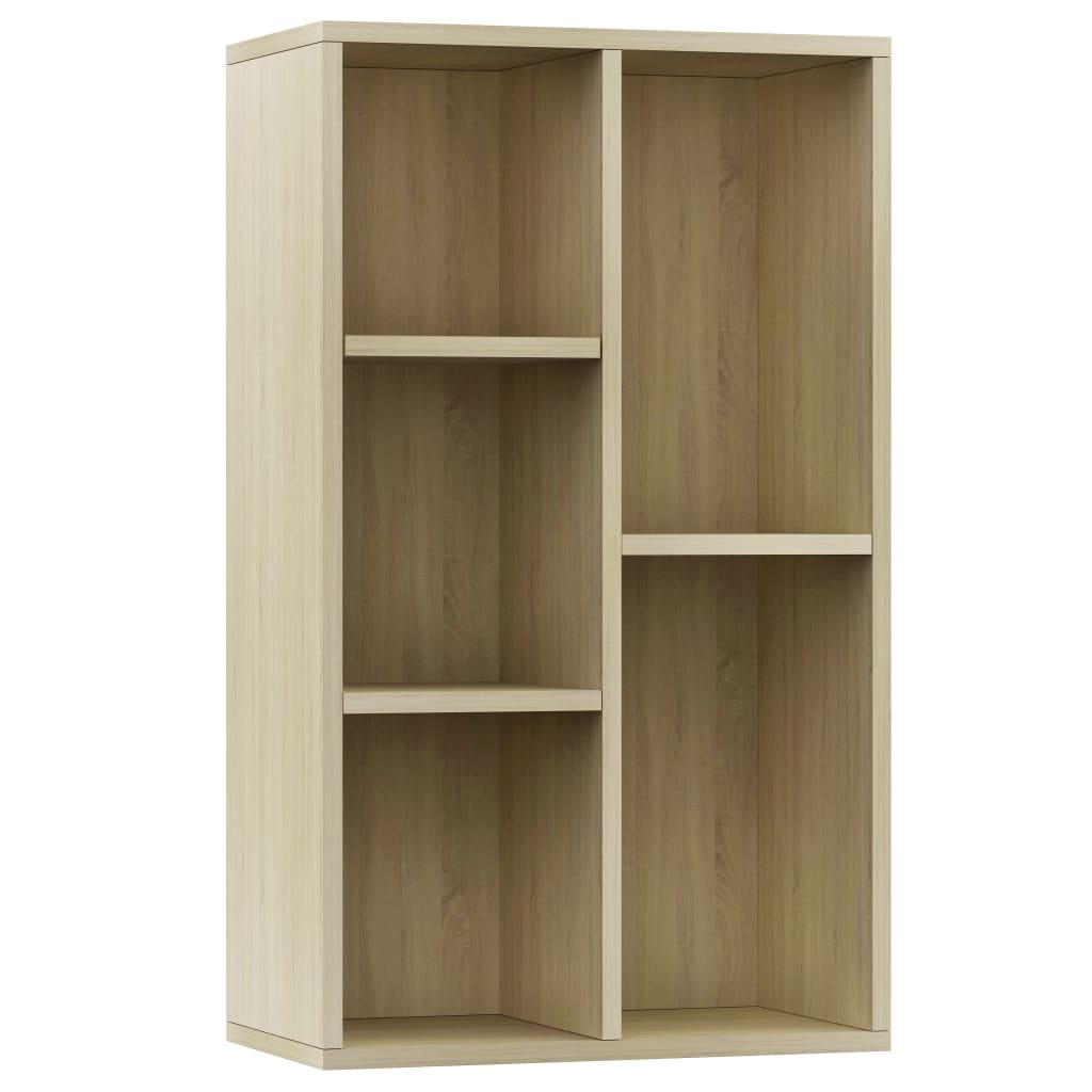 Book Cabinet/Sideboard Sonoma Oak 50x25x80 cm Chipboard- Bookcases & Standing Shelves - HomeShopIreland - Home Shop Ireland - Bookcases & Standing Shelves - Book Cabinet/Sideboard Sonoma Oak 50x25x80 cm Chipboard