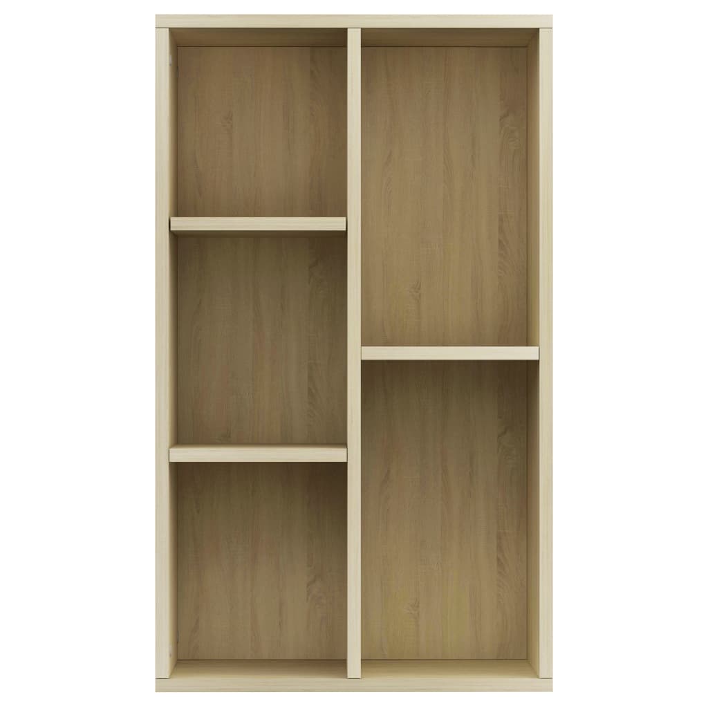 Book Cabinet/Sideboard Sonoma Oak 50x25x80 cm Chipboard- Bookcases & Standing Shelves - HomeShopIreland - Home Shop Ireland - Bookcases & Standing Shelves - Book Cabinet/Sideboard Sonoma Oak 50x25x80 cm Chipboard