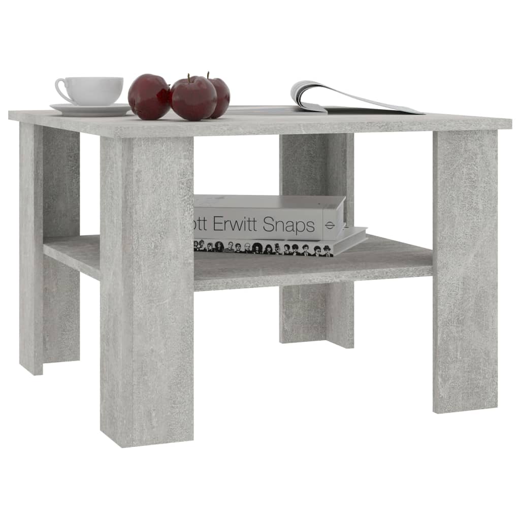 Coffee Table Concrete Grey 60x60x42 cm Chipboard- Coffee Tables - HomeShopIreland - Home Shop Ireland - Coffee Tables - Coffee Table Concrete Grey 60x60x42 cm Chipboard