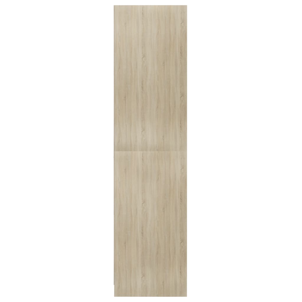 Wardrobe Sonoma Oak 100x50x200 cm Chipboard- Cupboards & Wardrobes - HomeShopIreland - Home Shop Ireland - Cupboards & Wardrobes - Wardrobe Sonoma Oak 100x50x200 cm Chipboard