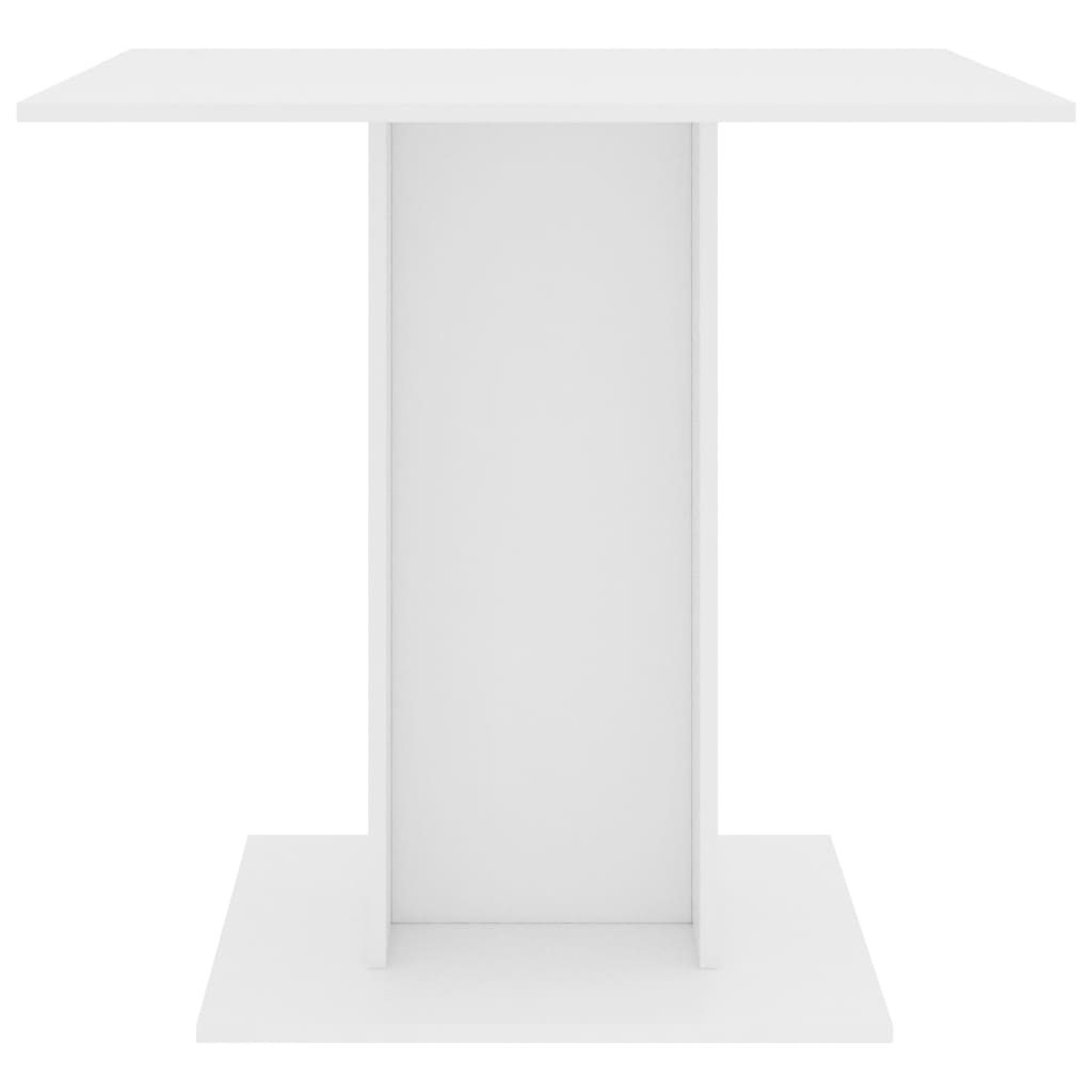 Dining Table White 80x80x75 cm Chipboard- Kitchen & Dining Room Tables - HomeShopIreland - Home Shop Ireland - Kitchen & Dining Room Tables - Dining Table White 80x80x75 cm Chipboard