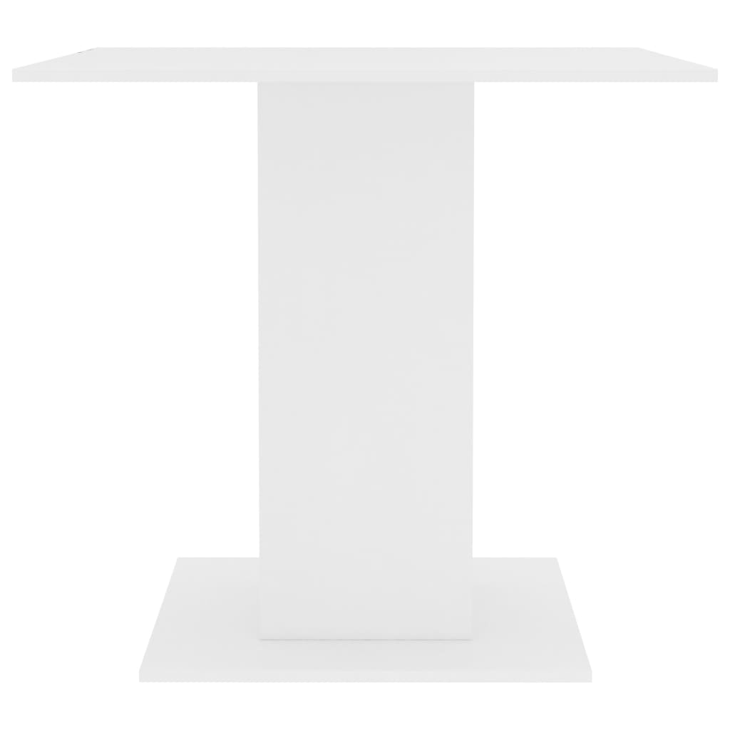 Dining Table White 80x80x75 cm Chipboard- Kitchen & Dining Room Tables - HomeShopIreland - Home Shop Ireland - Kitchen & Dining Room Tables - Dining Table White 80x80x75 cm Chipboard