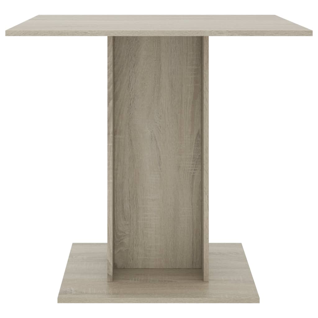 Dining Table Sonoma Oak 80x80x75 cm Chipboard- Kitchen & Dining Room Tables - HomeShopIreland - Home Shop Ireland - Kitchen & Dining Room Tables - Dining Table Sonoma Oak 80x80x75 cm Chipboard