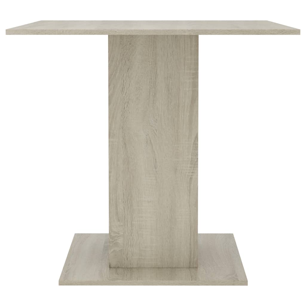 Dining Table Sonoma Oak 80x80x75 cm Chipboard- Kitchen & Dining Room Tables - HomeShopIreland - Home Shop Ireland - Kitchen & Dining Room Tables - Dining Table Sonoma Oak 80x80x75 cm Chipboard