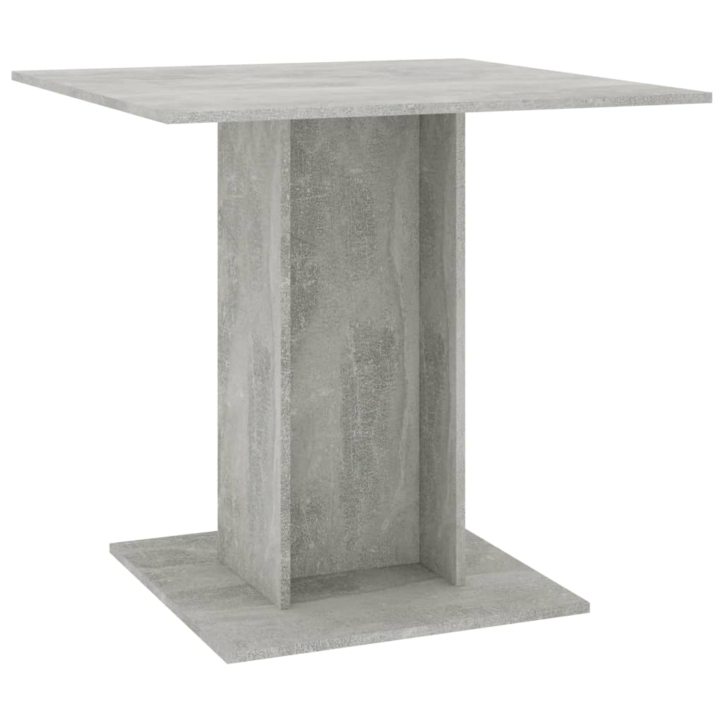 Dining Table Concrete Grey 80x80x75 cm Chipboard- Kitchen & Dining Room Tables - HomeShopIreland - Home Shop Ireland - Kitchen & Dining Room Tables - Dining Table Concrete Grey 80x80x75 cm Chipboard