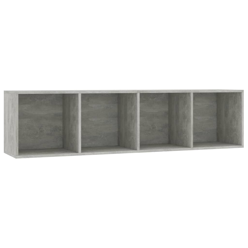 Book Cabinet/TV Cabinet Concrete Grey 143x30x36 cm- Wall Shelves & Ledges - HomeShopIreland - Home Shop Ireland - Wall Shelves & Ledges - Book Cabinet/TV Cabinet Concrete Grey 143x30x36 cm