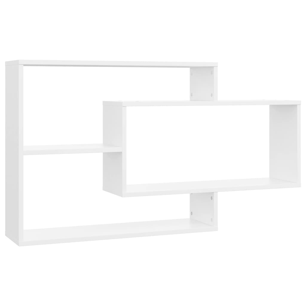 Wall Shelves White 104x20x60 cm Chipboard- Wall Shelves & Ledges - HomeShopIreland - Home Shop Ireland - Wall Shelves & Ledges - Wall Shelves White 104x20x60 cm Chipboard