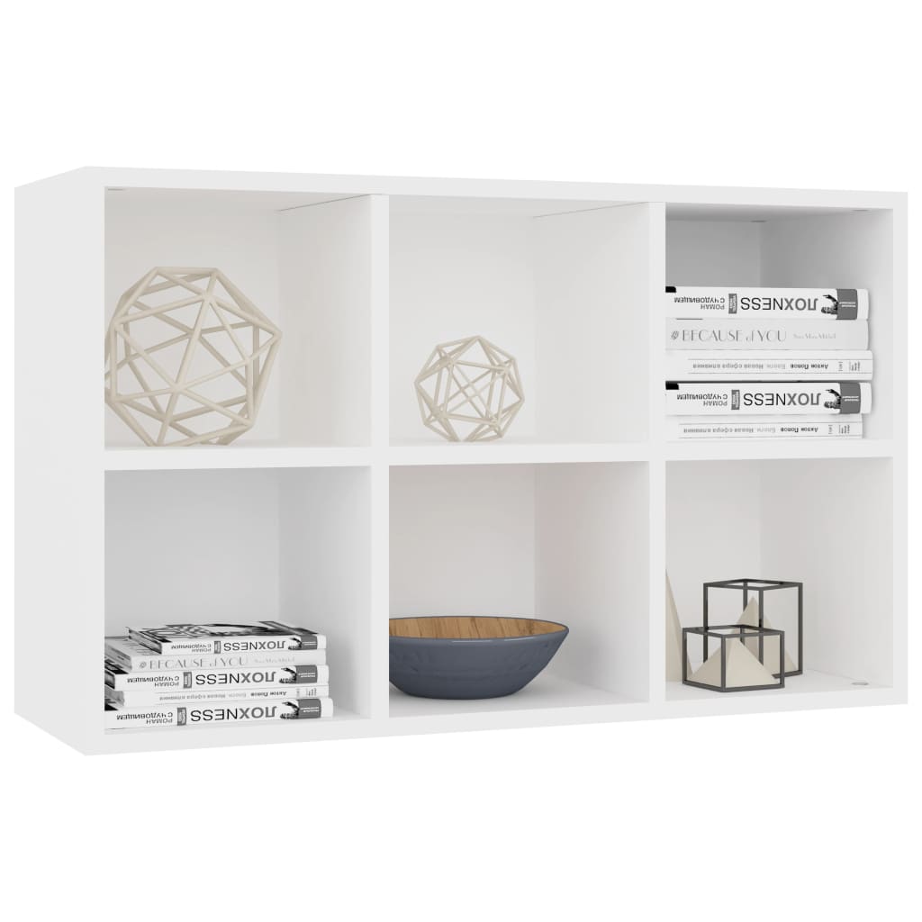 Book Cabinet/Sideboard White 66x30x97.8 cm Chipboard- Bookcases & Standing Shelves - HomeShopIreland - Home Shop Ireland - Bookcases & Standing Shelves - Book Cabinet/Sideboard White 66x30x97.8 cm Chipboard