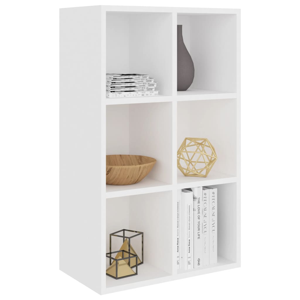 Book Cabinet/Sideboard White 66x30x97.8 cm Chipboard- Bookcases & Standing Shelves - HomeShopIreland - Home Shop Ireland - Bookcases & Standing Shelves - Book Cabinet/Sideboard White 66x30x97.8 cm Chipboard