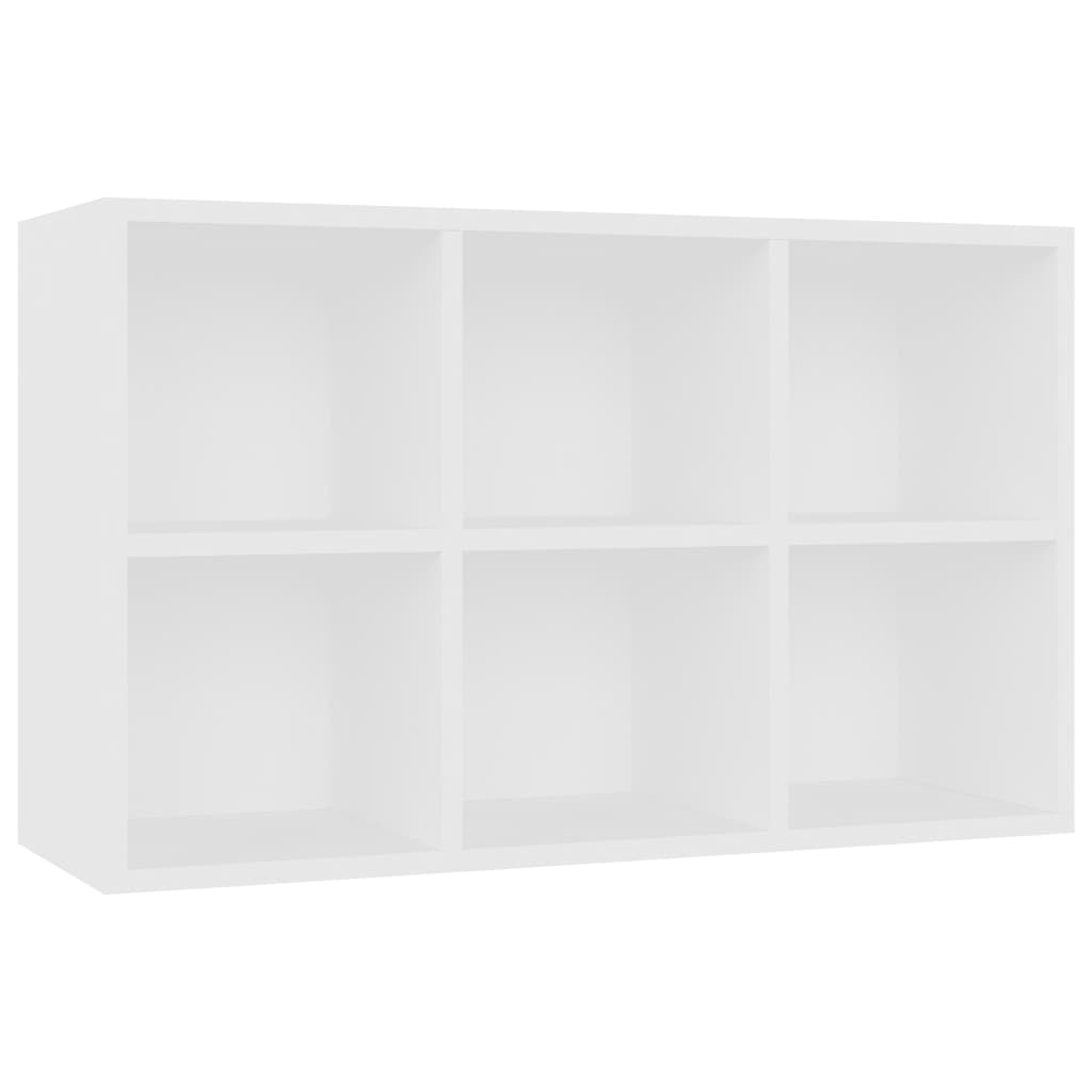 Book Cabinet/Sideboard White 66x30x97.8 cm Chipboard- Bookcases & Standing Shelves - HomeShopIreland - Home Shop Ireland - Bookcases & Standing Shelves - Book Cabinet/Sideboard White 66x30x97.8 cm Chipboard