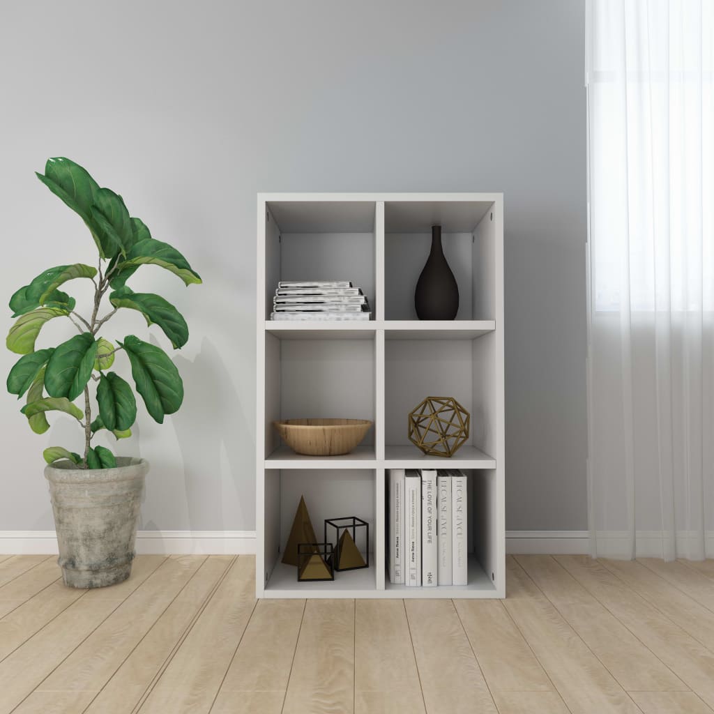Book Cabinet/Sideboard White 66x30x97.8 cm Chipboard- Bookcases & Standing Shelves - HomeShopIreland - Home Shop Ireland - Bookcases & Standing Shelves - Book Cabinet/Sideboard White 66x30x97.8 cm Chipboard