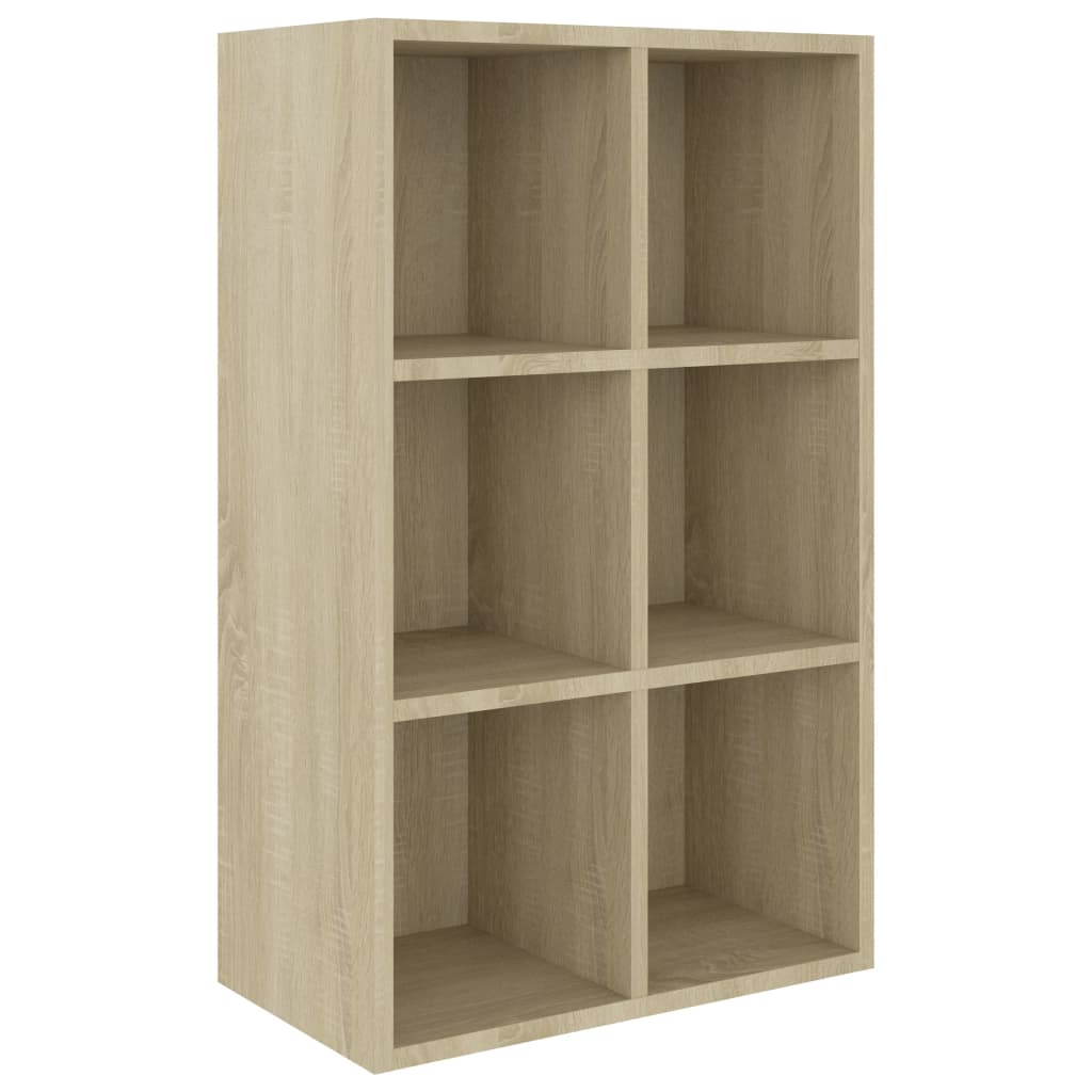Book Cabinet/Sideboard Sonoma Oak 66x30x97.8 cm Chipboard- Bookcases & Standing Shelves - HomeShopIreland - Home Shop Ireland - Bookcases & Standing Shelves - Book Cabinet/Sideboard Sonoma Oak 66x30x97.8 cm Chipboard