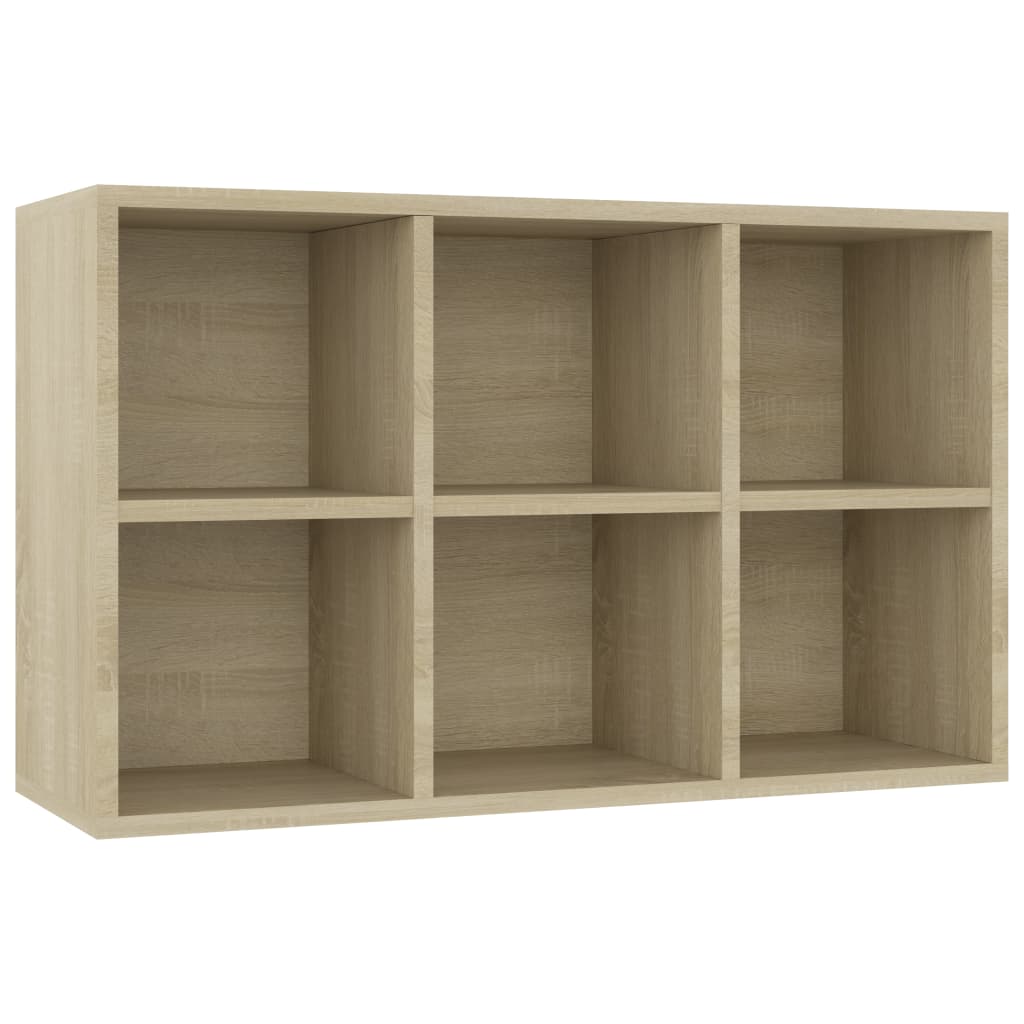 Book Cabinet/Sideboard Sonoma Oak 66x30x97.8 cm Chipboard- Bookcases & Standing Shelves - HomeShopIreland - Home Shop Ireland - Bookcases & Standing Shelves - Book Cabinet/Sideboard Sonoma Oak 66x30x97.8 cm Chipboard