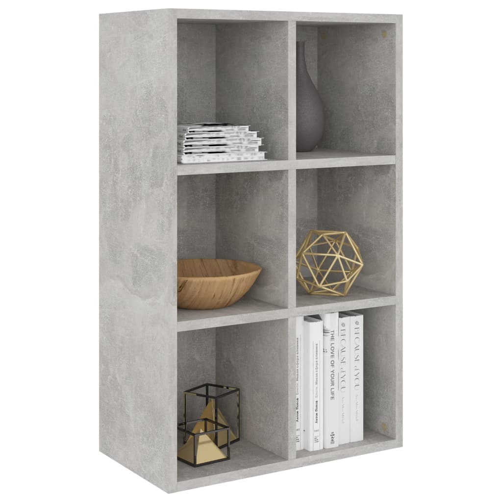 Book Cabinet/Sideboard Concrete Grey 66x30x97.8 cm Chipboard- Bookcases & Standing Shelves - HomeShopIreland - Home Shop Ireland - Bookcases & Standing Shelves - Book Cabinet/Sideboard Concrete Grey 66x30x97.8 cm Chipboard