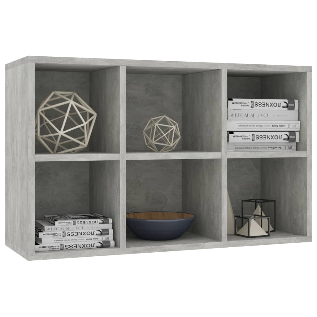 Book Cabinet/Sideboard Concrete Grey 66x30x97.8 cm Chipboard- Bookcases & Standing Shelves - HomeShopIreland - Home Shop Ireland - Bookcases & Standing Shelves - Book Cabinet/Sideboard Concrete Grey 66x30x97.8 cm Chipboard