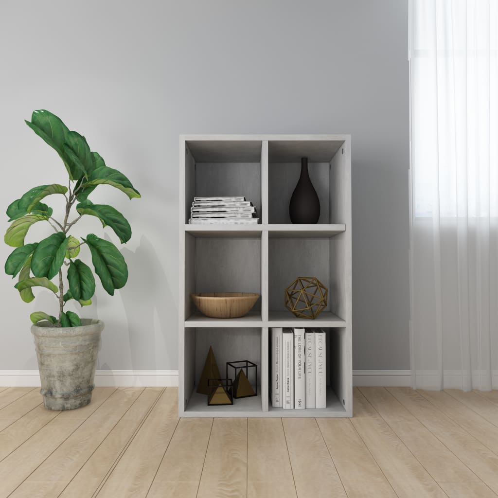 Book Cabinet/Sideboard Concrete Grey 66x30x97.8 cm Chipboard- Bookcases & Standing Shelves - HomeShopIreland - Home Shop Ireland - Bookcases & Standing Shelves - Book Cabinet/Sideboard Concrete Grey 66x30x97.8 cm Chipboard