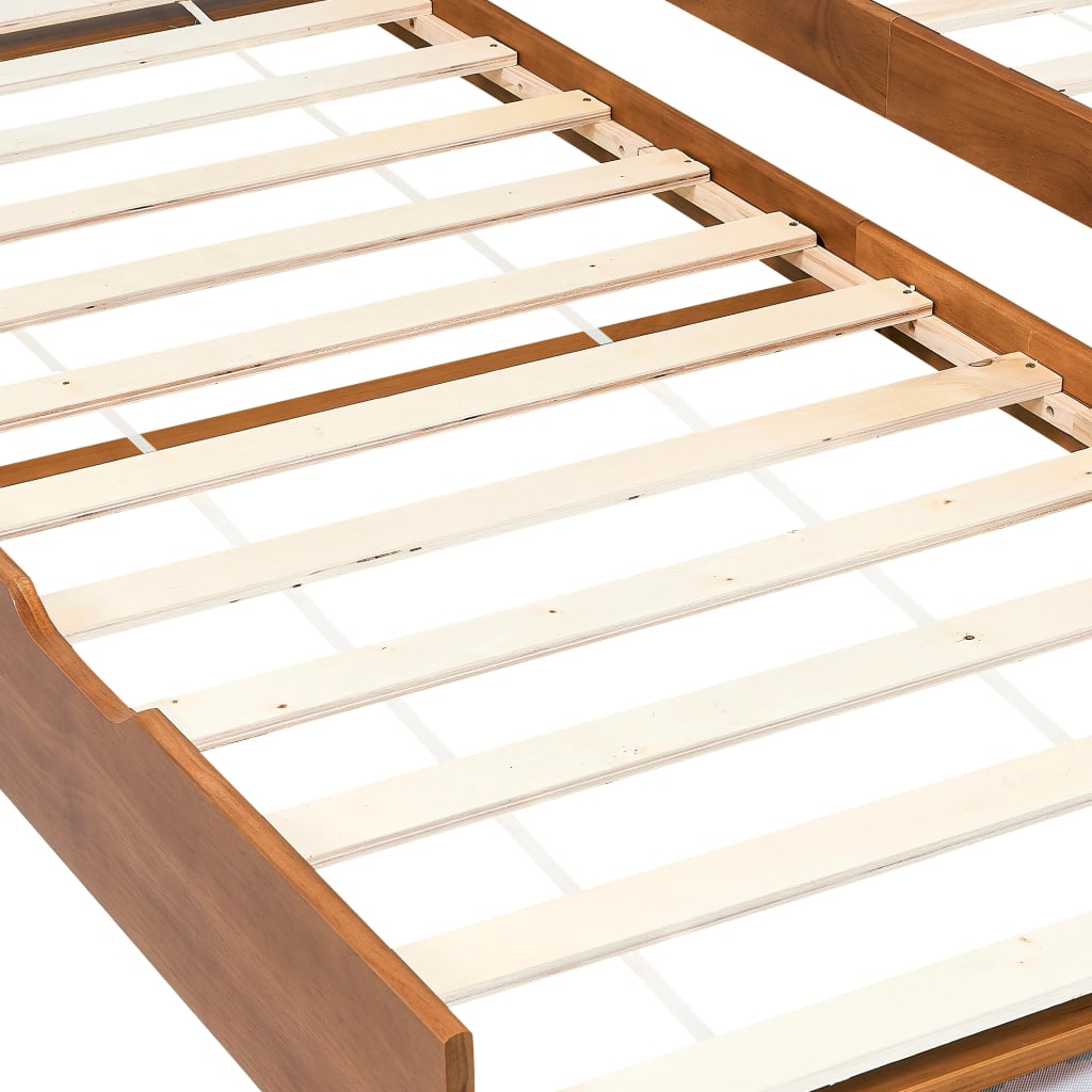 Pull-out Sofa Bed Frame Honey Brown Pinewood 90x200 cm- Beds & Bed Frames - HomeShopIreland - Home Shop Ireland - Beds & Bed Frames - Pull-out Sofa Bed Frame Honey Brown Pinewood 90x200 cm