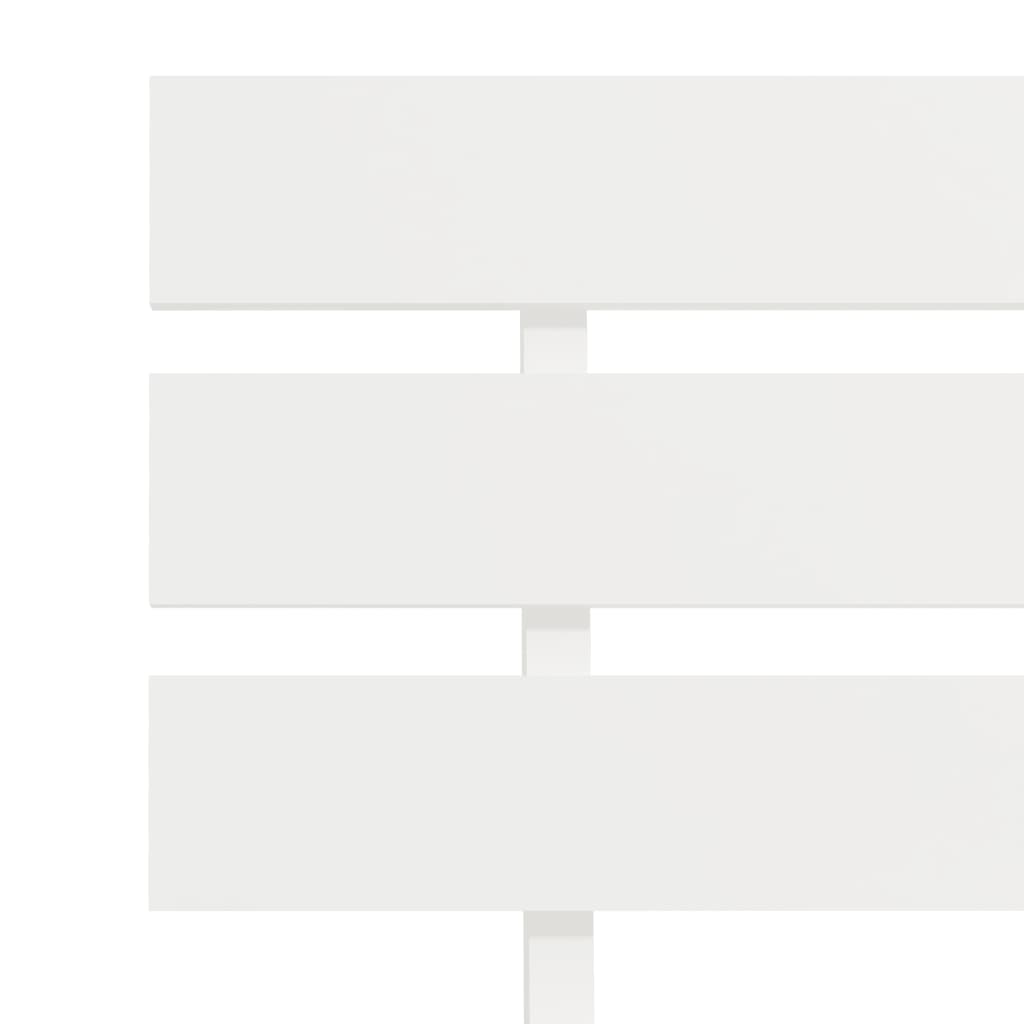 Bed Frame White Solid Pine Wood 120x200 cm- Beds & Bed Frames - HomeShopIreland - Home Shop Ireland - Beds & Bed Frames - Bed Frame White Solid Pine Wood 120x200 cm