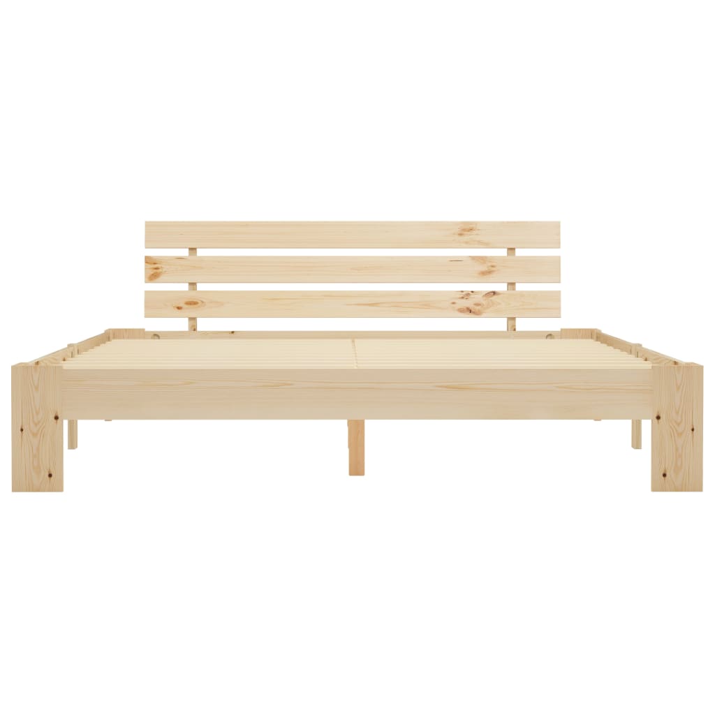 Bed Frame Solid Pine Wood 180x200 cm 6FT Super King- Beds & Bed Frames - HomeShopIreland - Home Shop Ireland - Beds & Bed Frames - Bed Frame Solid Pine Wood 180x200 cm 6FT Super King