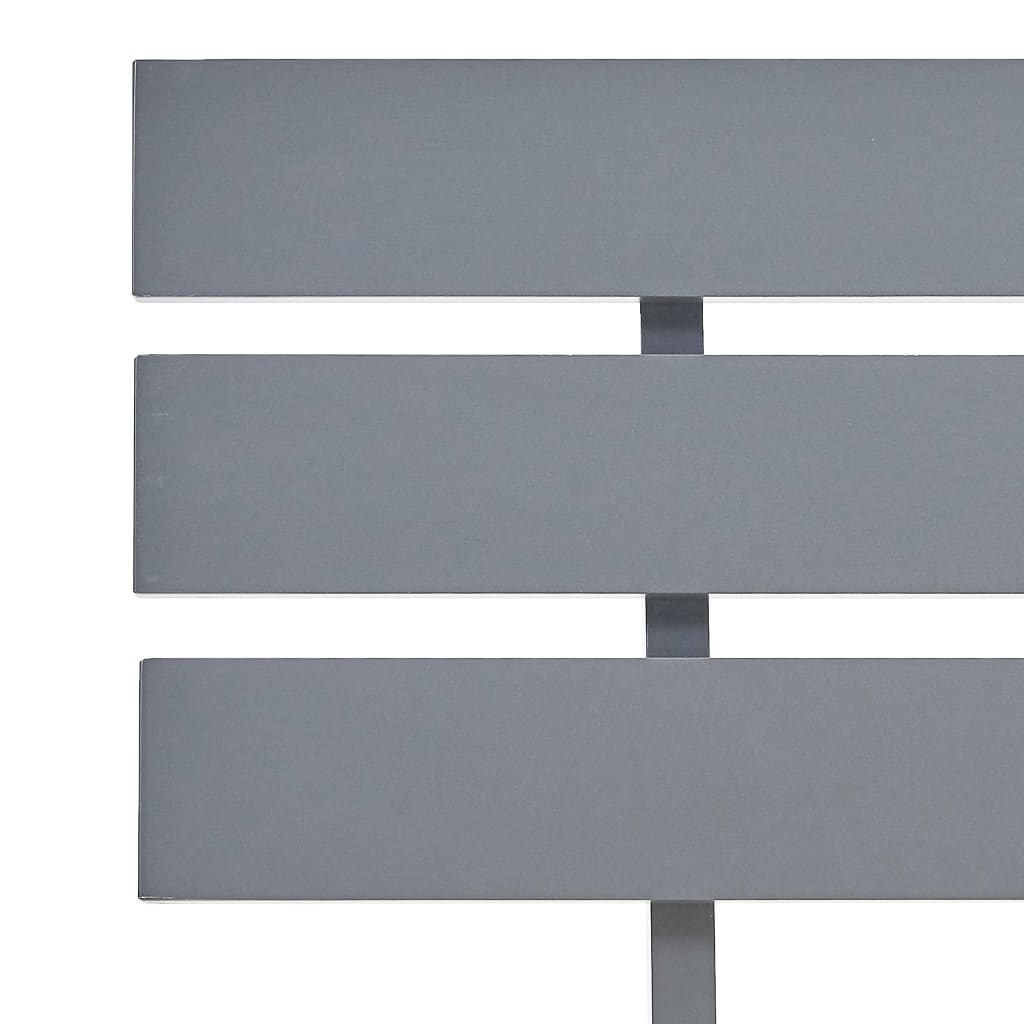 Bed Frame Grey Solid Pine Wood 100x200 cm- Beds & Bed Frames - HomeShopIreland - Home Shop Ireland - Beds & Bed Frames - Bed Frame Grey Solid Pine Wood 100x200 cm