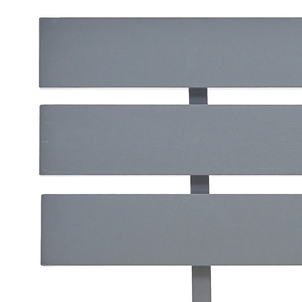 Bed Frame Grey Solid Pine Wood 160x200 cm- Beds & Bed Frames - HomeShopIreland - Home Shop Ireland - Beds & Bed Frames - Bed Frame Grey Solid Pine Wood 160x200 cm