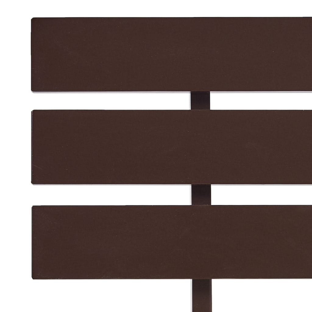 Bed Frame Dark Brown Solid Pine Wood 90x200 cm- Beds & Bed Frames - HomeShopIreland - Home Shop Ireland - Beds & Bed Frames - Bed Frame Dark Brown Solid Pine Wood 90x200 cm